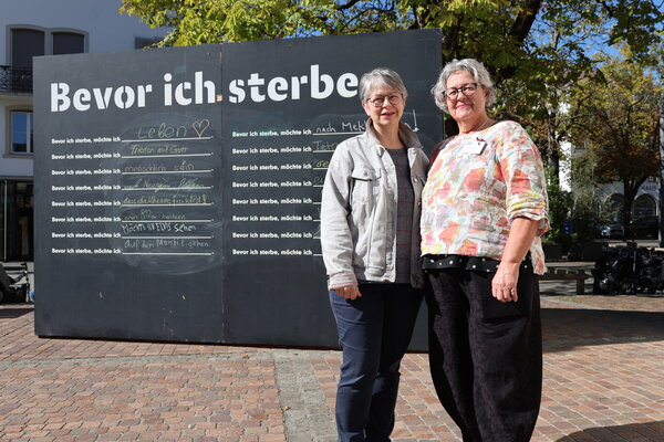 Cornelia Mackuth-Wicki und Heidi Aeschlimann
