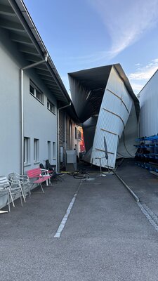 Impressionen vom Schaden
